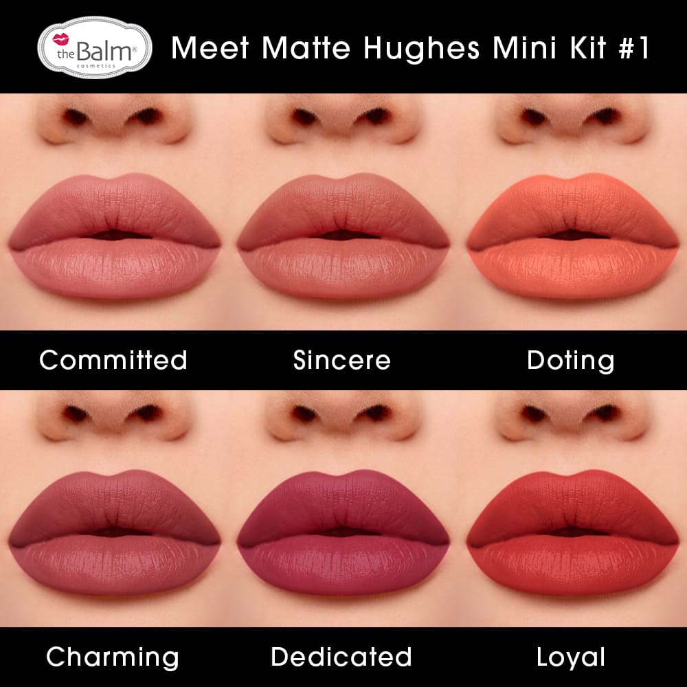Set Rujuri Lichide TheBalm Meet Matte Hughes Mini Kit #1