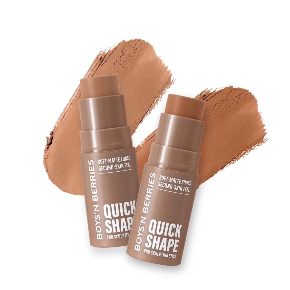 Set de conturare fata Boys’n Berries Quick Shape Pro Sculpting Stick Light + Medium Boys`n Berries