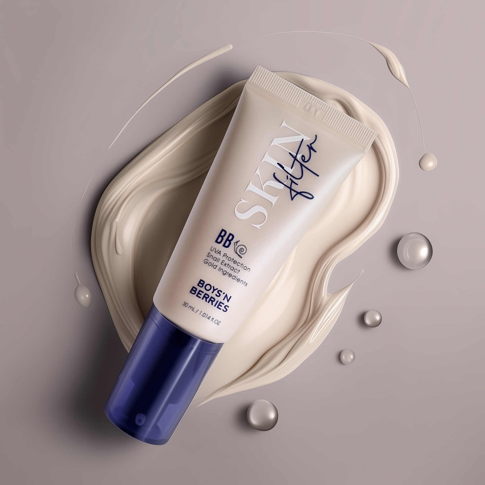 BB Cream Cu Extract de Melc & Aur Boys`n Berries Skin Filter SPF50
