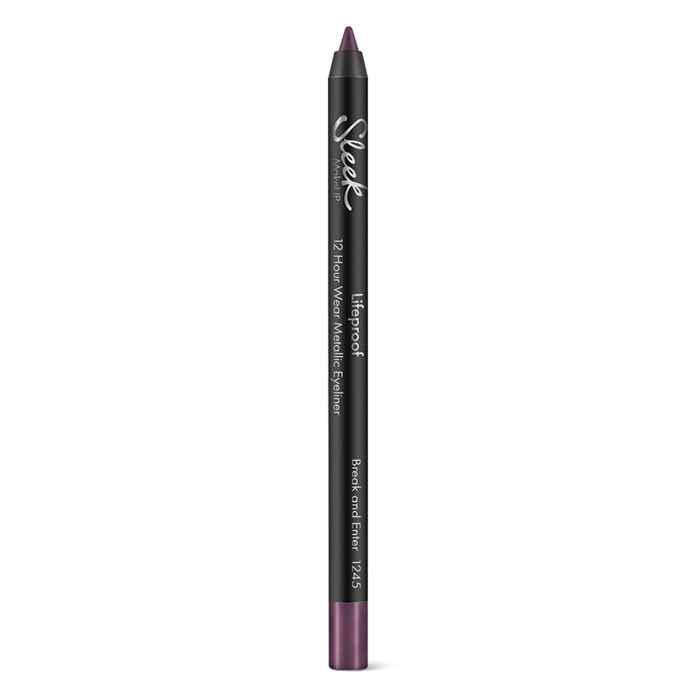 Contur ochi metalic Sleek MakeUP Lifeproof Metallic Eyeliner 12h Break and Enter