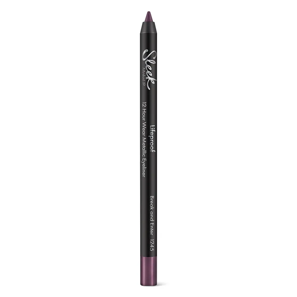 Contur ochi metalic Sleek MakeUP Lifeproof Metallic Eyeliner 12h Break and Enter