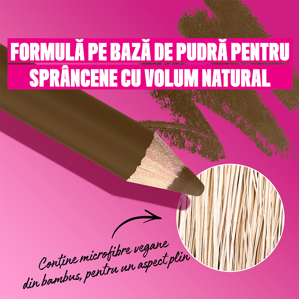 Creion pentru Sprancene Nyx Professional Makeup Powder Louder Brow Pencil SOFT BROWN