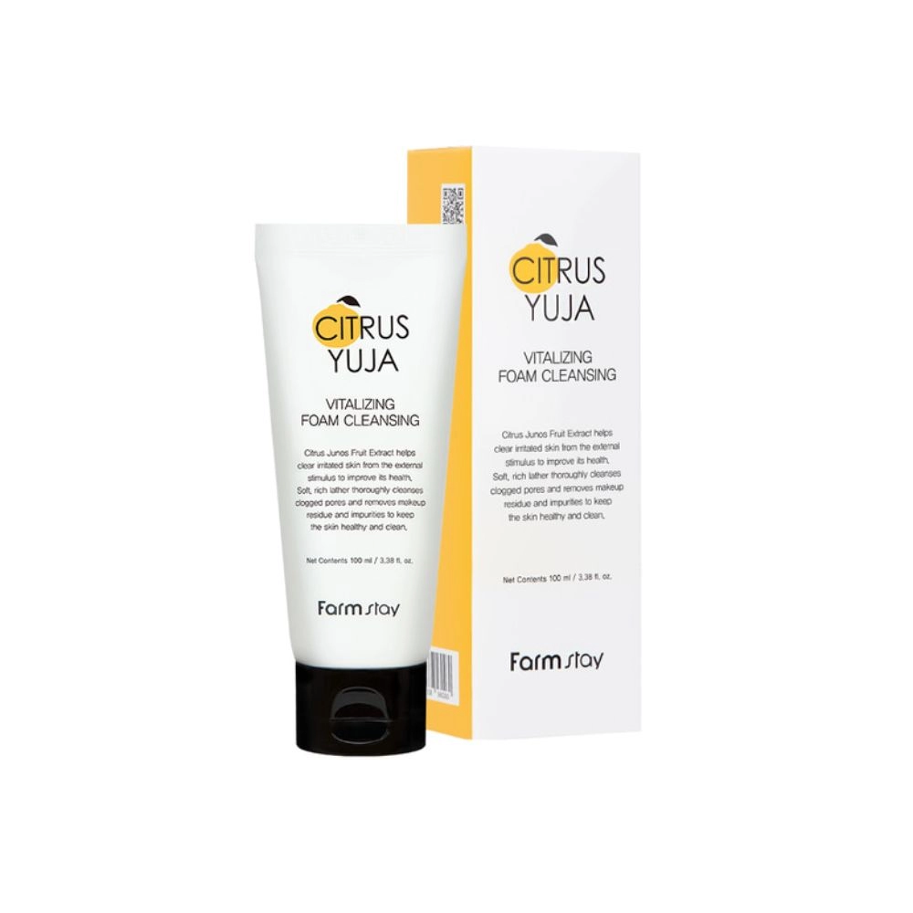 Spuma de curatare Farmstay Citrus Yuja Vitalizing Foam Cleanser