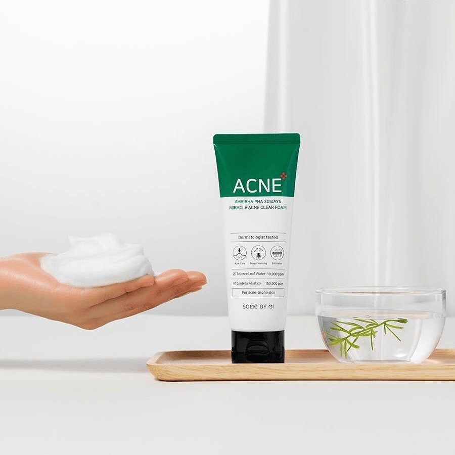 Spuma de curatare SOME BY MI Aha Bha Pha 30 Days Miracle Foam