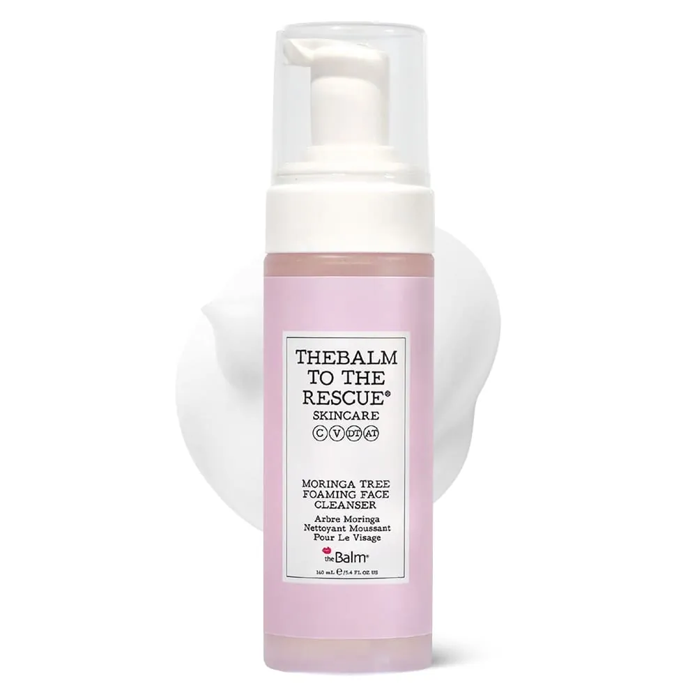 Spuma de curatare theBalm To The Rescue Moringa Tree Foaming Face Cleanser