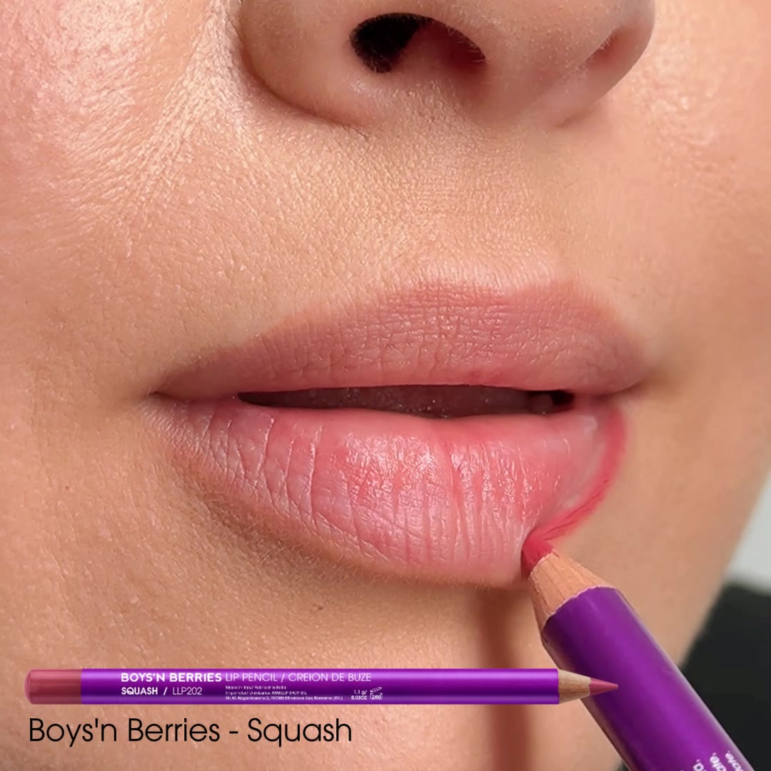 Video Creion Buze Boys`n Berries Pro Lip Liner Pencil Squash