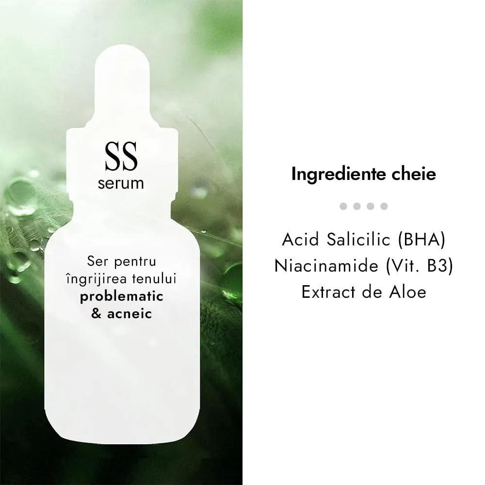 Ser anti-acnee cu Acid Salicilic 2% - Cos DE BAHA Salicylic Acid Serum SS