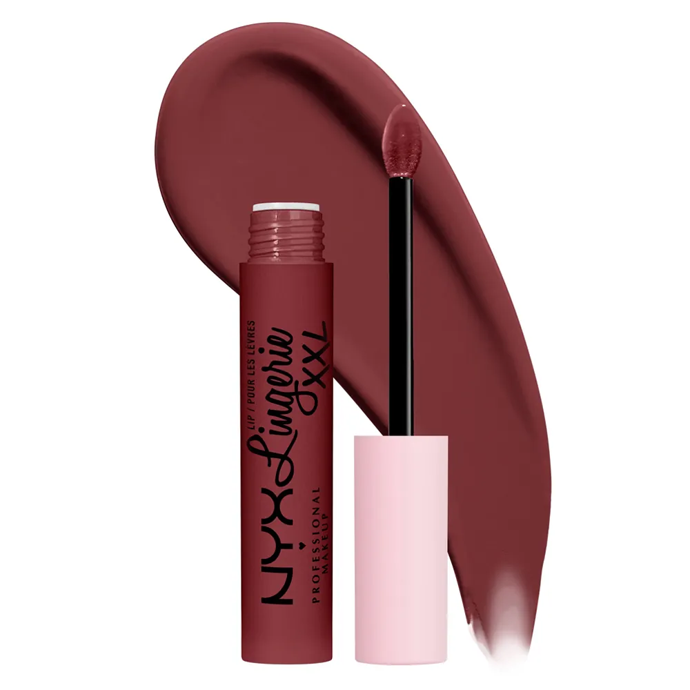 Ruj lichid mat NYX Professional Makeup Lip Lingerie XXL Strip n Tease