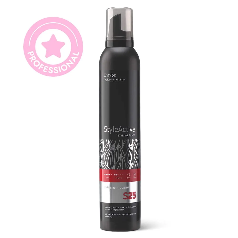 Spuma pentru Fixare Puternica ERAYBA StyleActive S25 Extreme Mousse