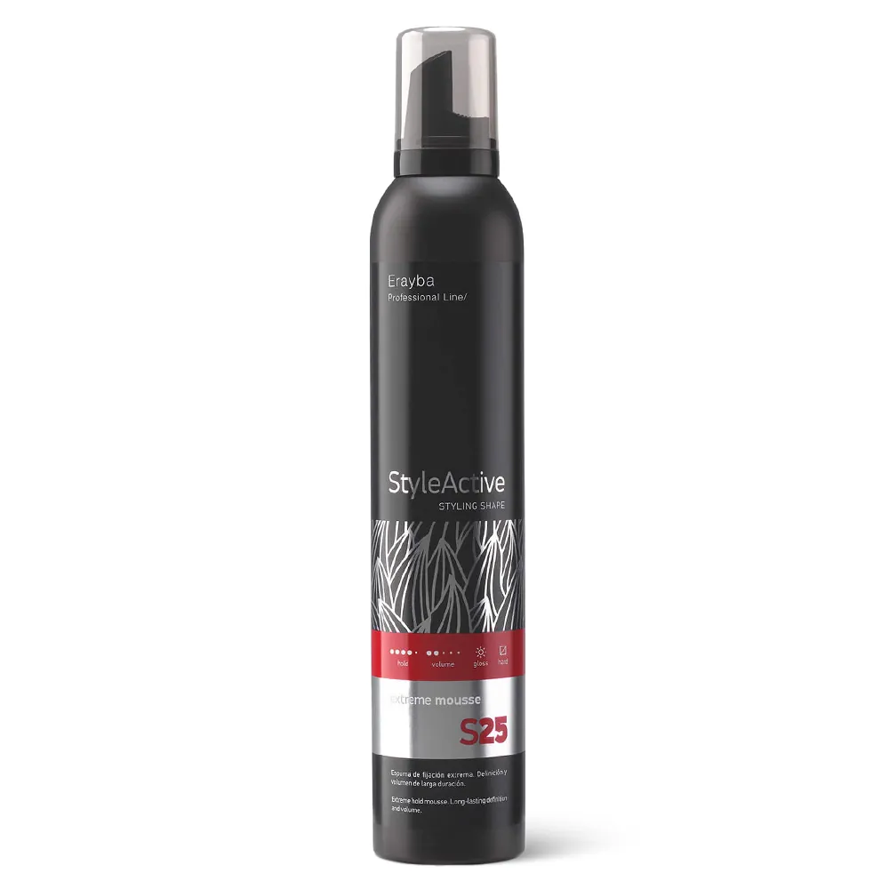 Spumă pentru Fixare Puternică Erayba Style Active S25 Extreme Mousse Erayba