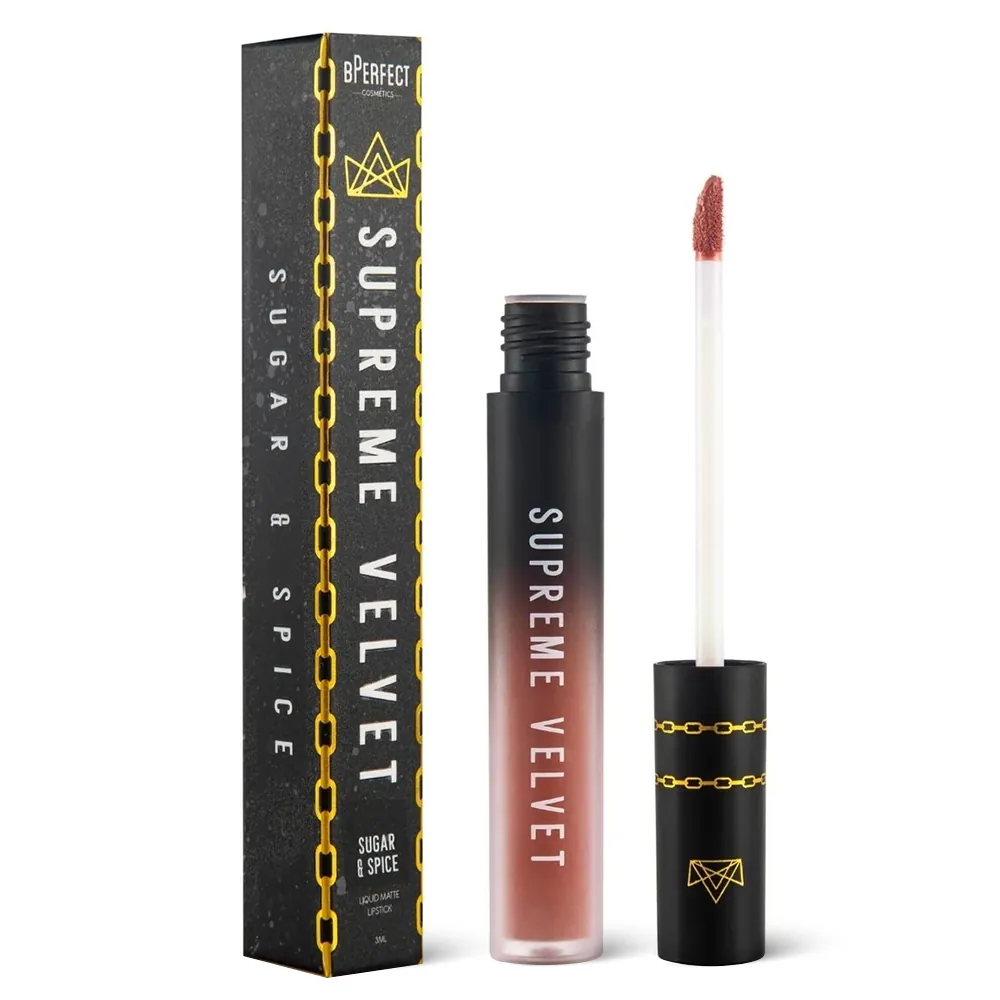 Ruj Lichid BPerfect Supreme Velvet liquid Lipstick Sugar and Spice