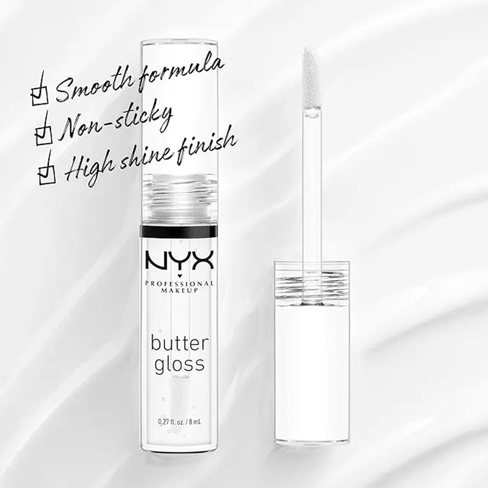 Luciu buze NYX Professional Makeup Butter Gloss Sugar Glass