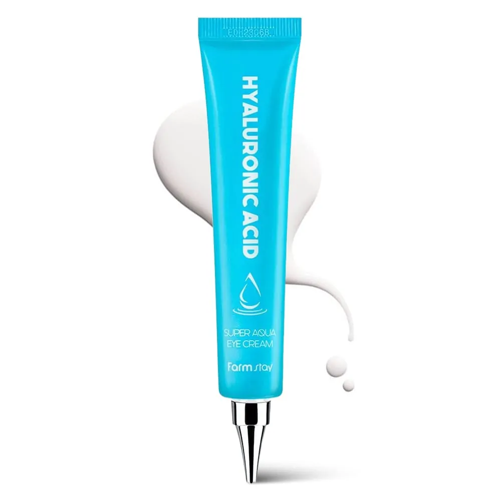 Crema Hidratanta pentru Zona Ochilor cu Acid Hialuronic Farmstay Super Aqua Eye Cream