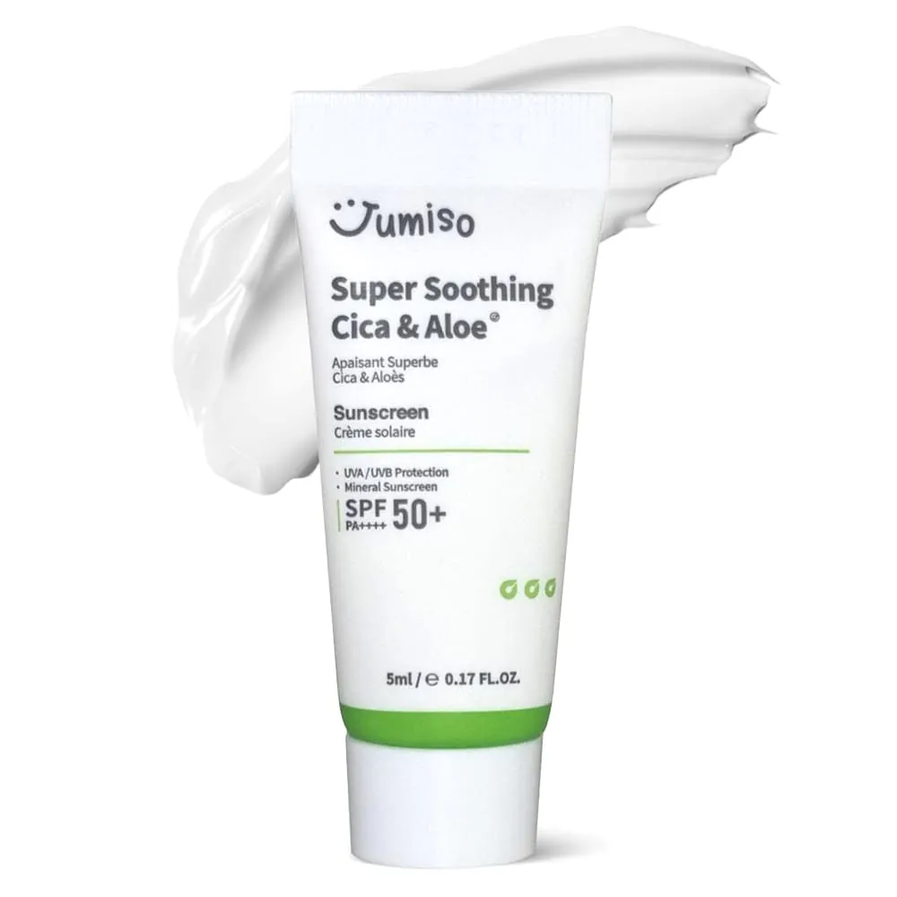 Crema cu Protectie Solara Jumiso Super Soothing Cica & Aloe Sunscreen SPF50+ PA++++ 5 ml