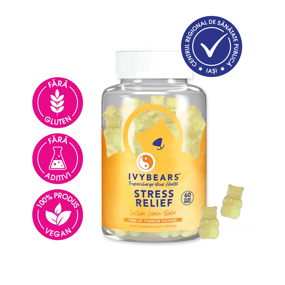 Supliment cu Vitamine Anti-Stres IVY BEARS Stress Relief
