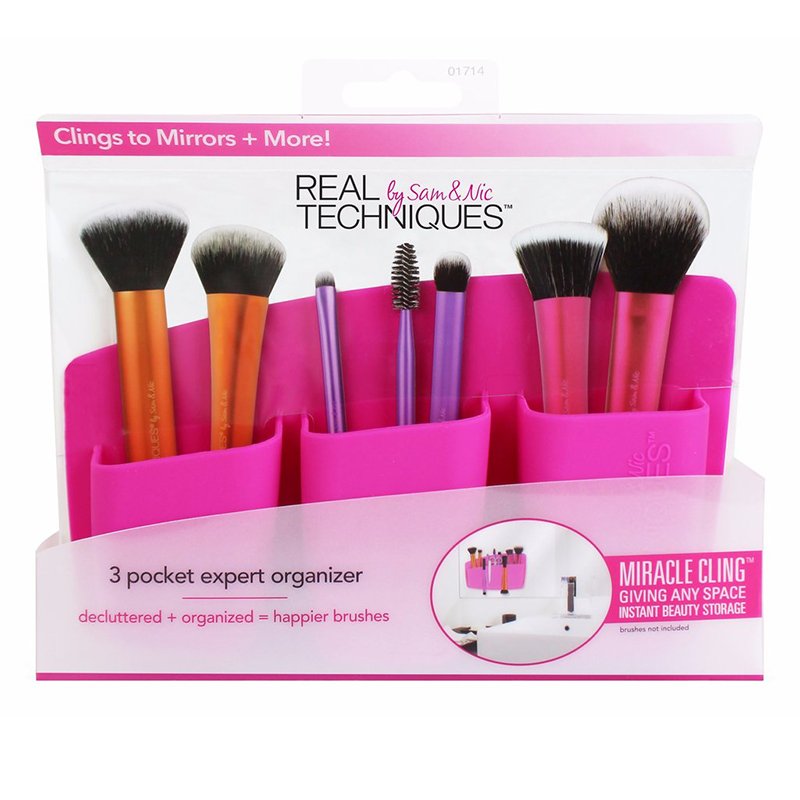 Suport Pensule RealTechniques 3 Pocket Expert Organizer - Pink