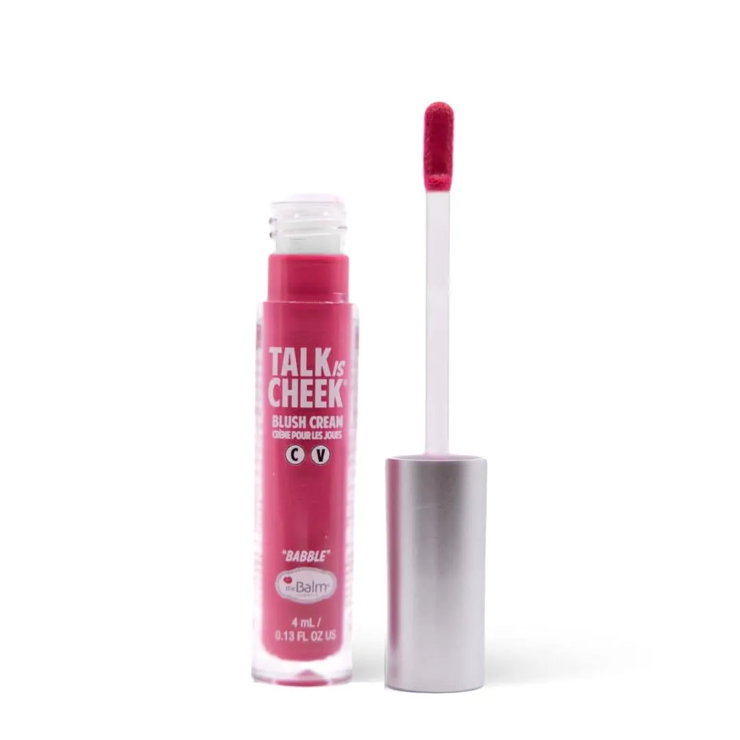 Fard lichid multifunctional theBalm Talk is Cheek Lip & Blush Cream Babble
