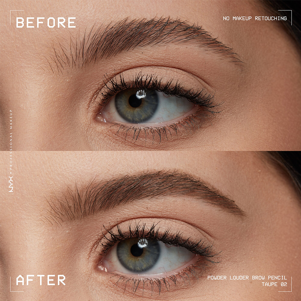 Creion pentru Sprancene Nyx Professional Makeup Powder Louder Brow Pencil TAUPE