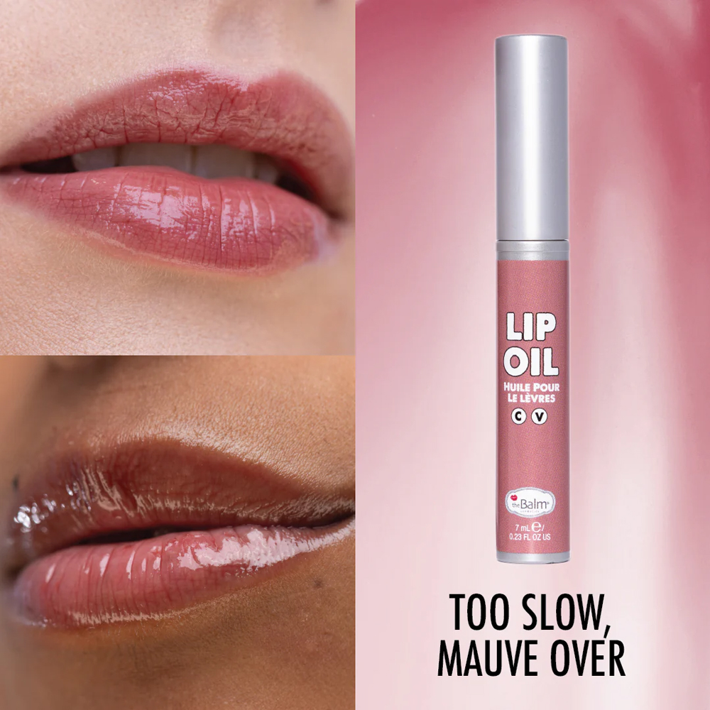 Ulei de Buze theBalm Lip Oil Too Slow, Mauve Over