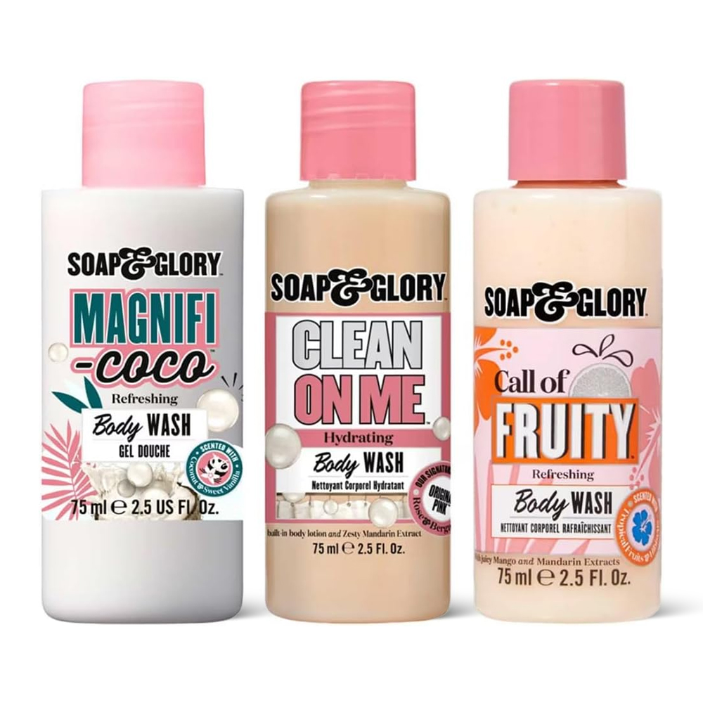 Set cadou mini Soap & Glory Three For All 3 Piece Mini Gift Set