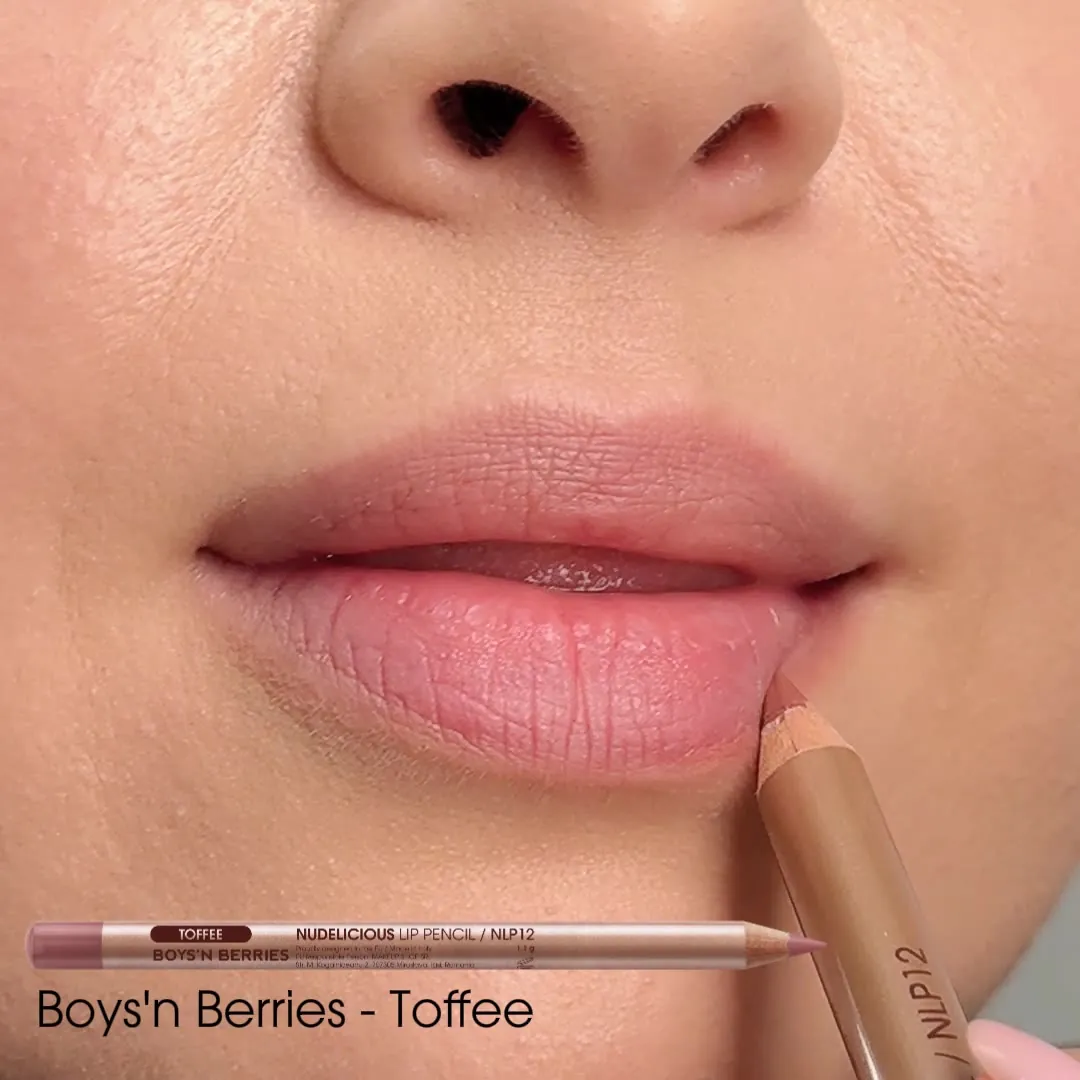 Videoclip Creion Buze Boys`n Berries Nudelicious Lip Pencil Toffee