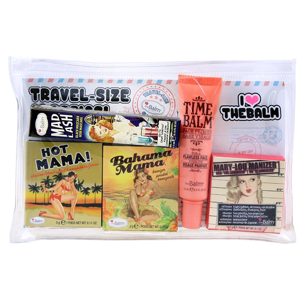 Set pentru Calatorii theBalm Travel Set with Cosmetics Bag (5 pc set)