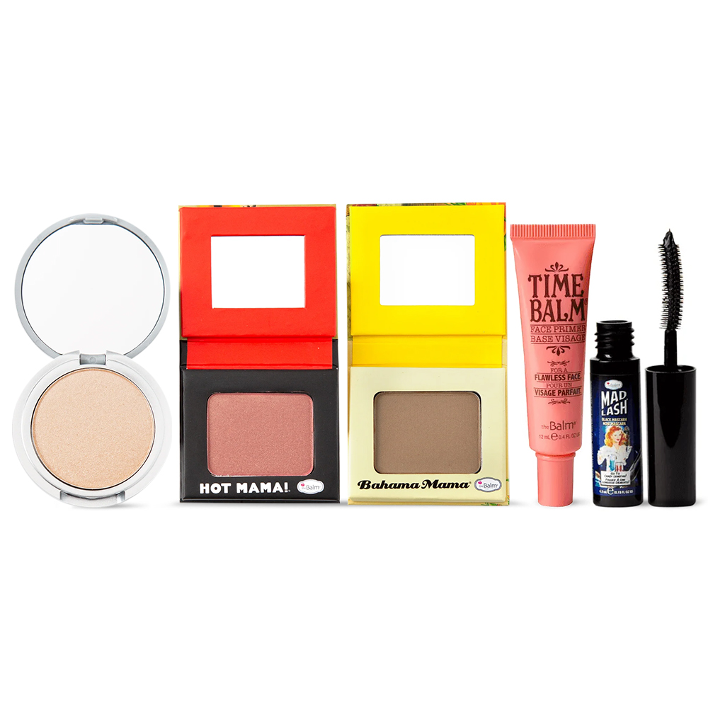 Set pentru Calatorii theBalm Travel Set with Cosmetics Bag (5 pc set)