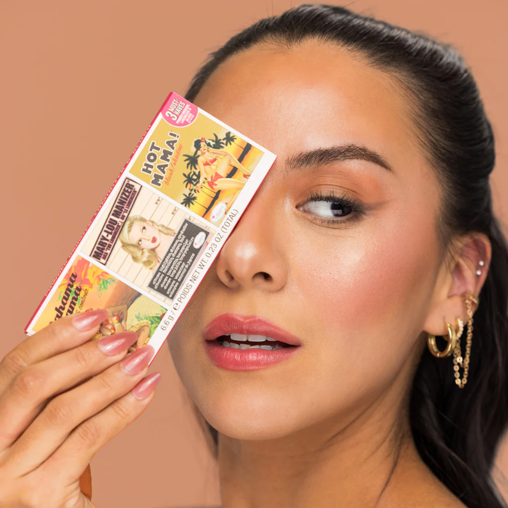 Paleta Multifunctionala theBalm Must Haves Powder Trio Bahama Mama, Hot Mama, Mary-Lou Manizer