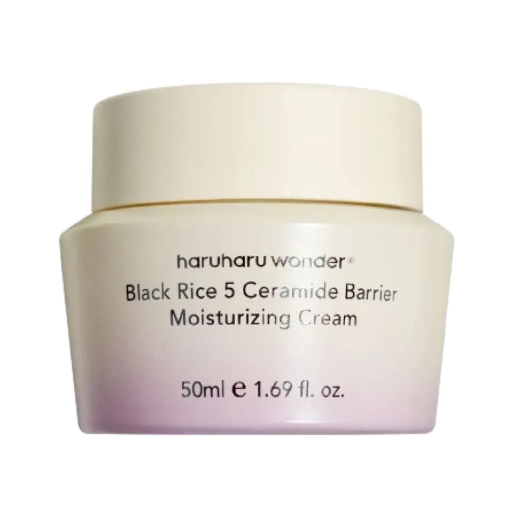 Cremă hidratantă pentru protecția barierei cutanate Haruharu Wonder Black Rice 5 Ceramide Barrier Moisturizing Cream HaruHaru Wonder