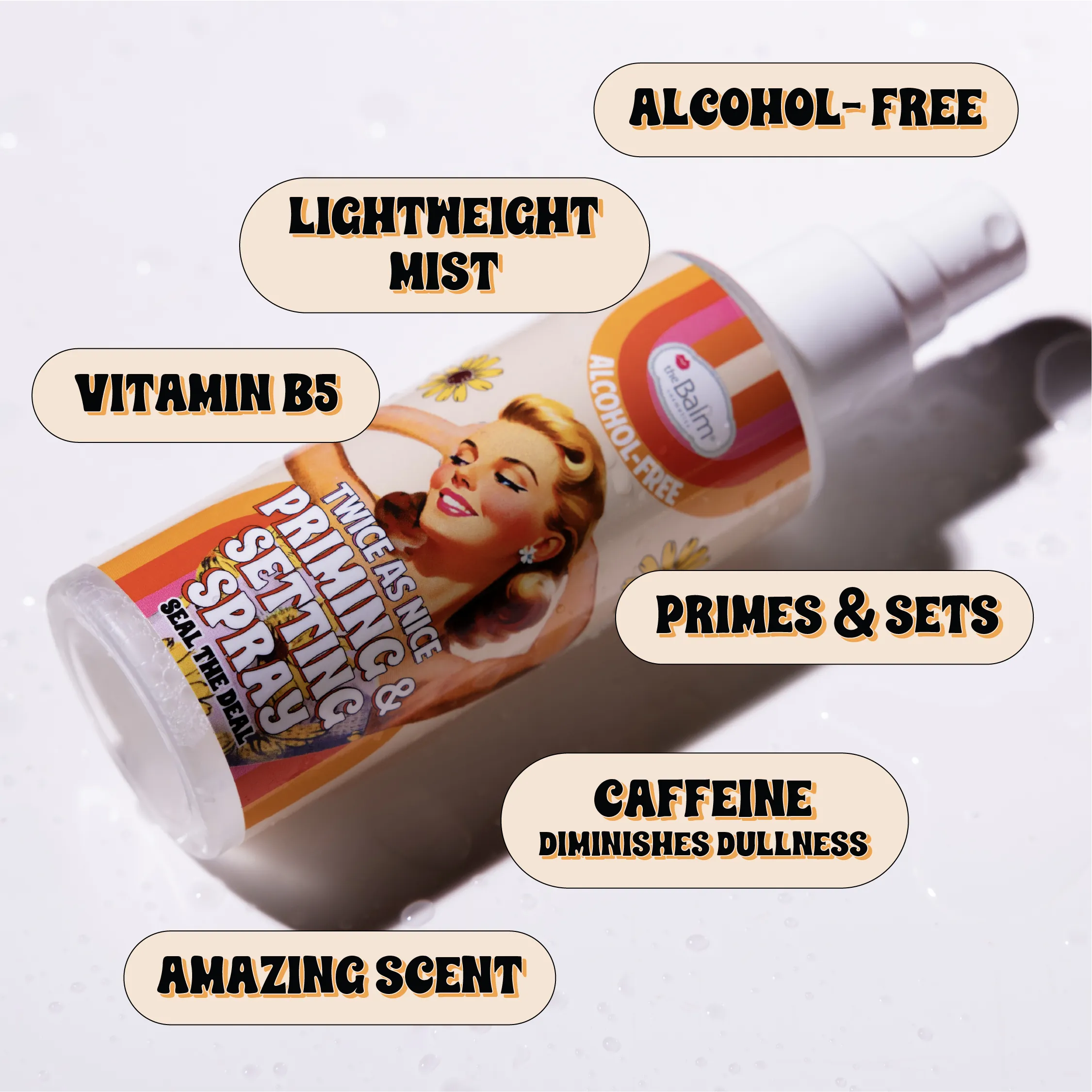 Baza de Machiaj & Spray Fixator theBalm Twice as Nice Priming and Setting Spray