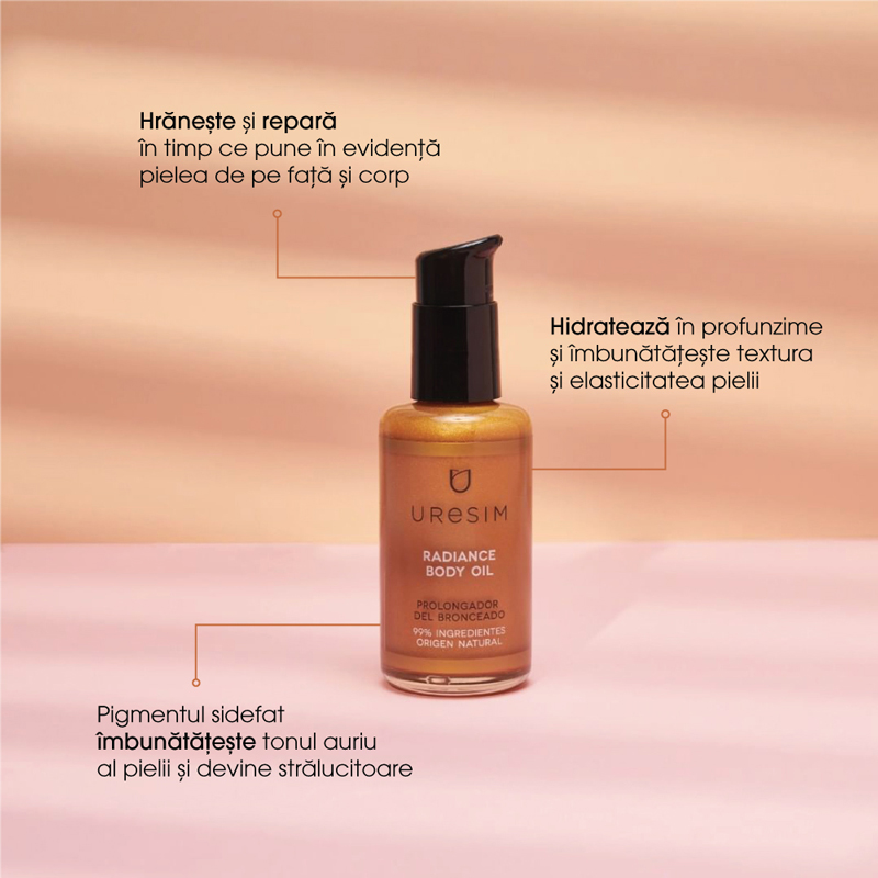 Ulei Hidratant & Stralucitor pentru Corp URESIM Radiance Body Oil