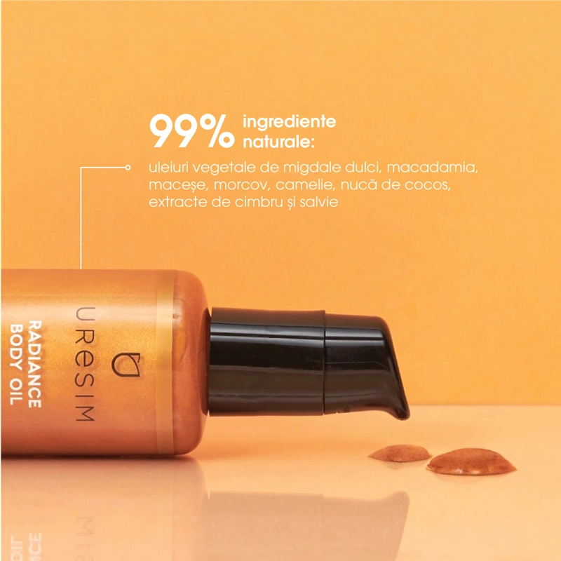 Ulei Hidratant & Stralucitor pentru Corp URESIM Radiance Body Oil