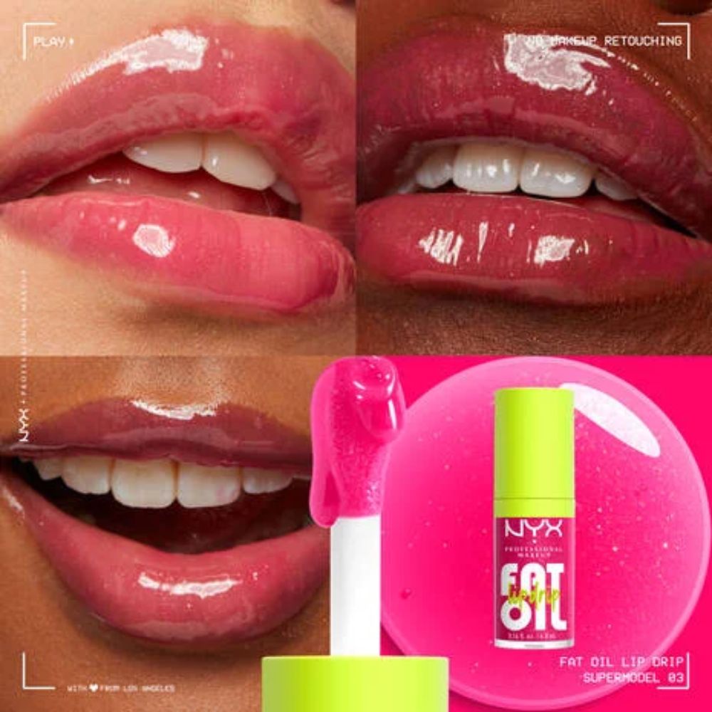 Ulei pentru buze NYX Professional Makeup Fat Oil Lip Drip Supermodel