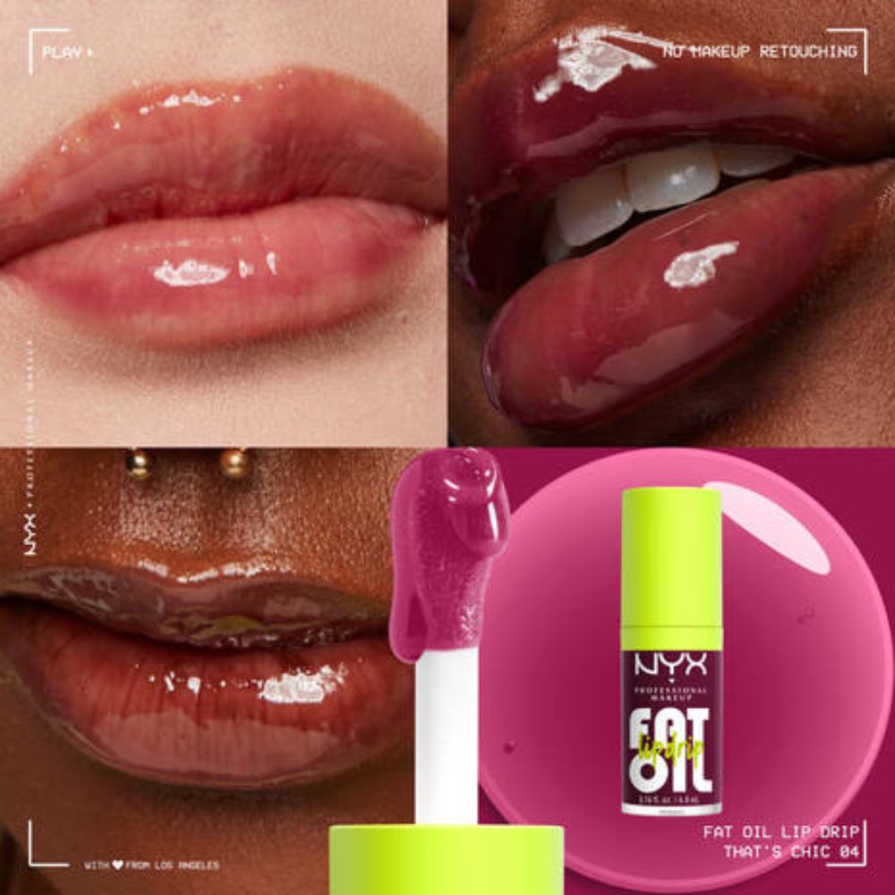 Ulei pentru buze NYX Professional Makeup Fat Oil Lip Drip That`s Chic