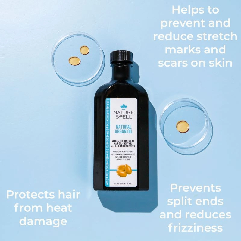 Ulei de Argan pentru Par & Piele Nature Spell Argan Oil for Hair and Skin