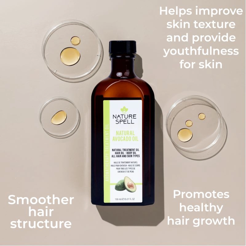 Ulei de Avocado pentru Par & Piele Nature Spell Avocado Oil for Hair and Skin