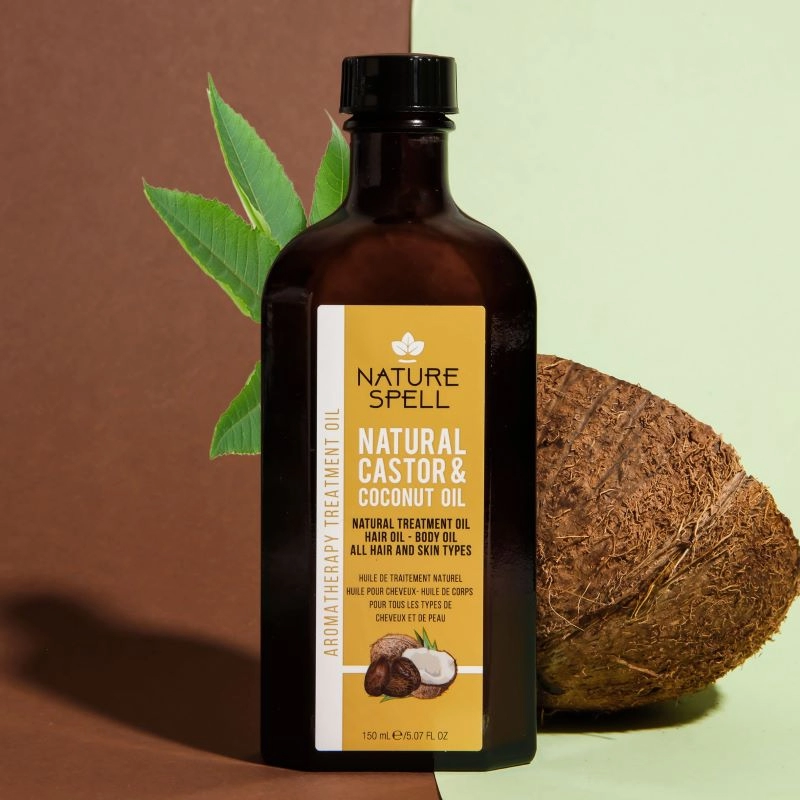 Ulei de Ricin & Cocos pentru Par & Piele Nature Spell Oil for Hair and Skin