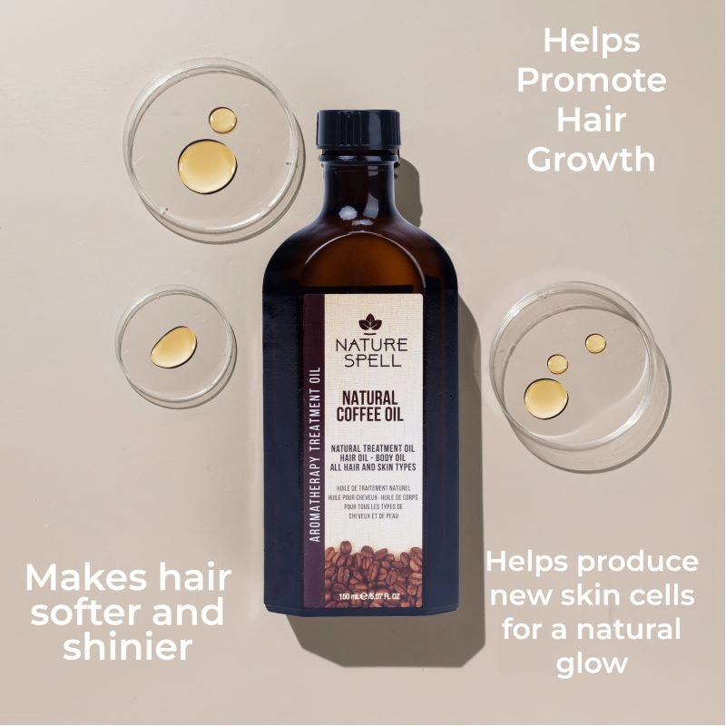 Ulei de Cafea pentru Par & Piele Nature Spell Coffee Oil for Hair and Skin
