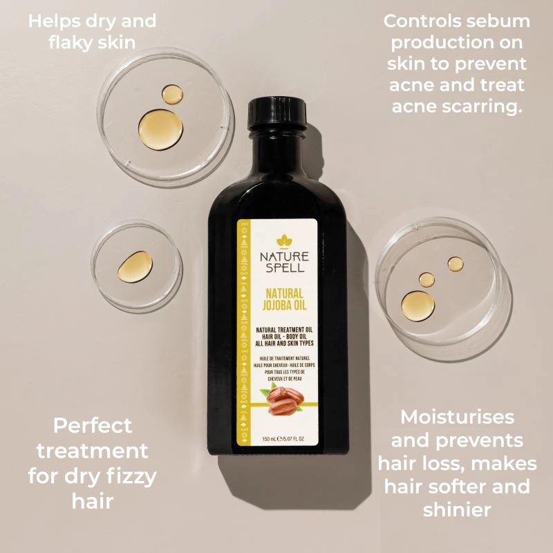Ulei de Jojoba pentru Par & Piele Nature Spell Jojoba Oil for Hair and Skin
