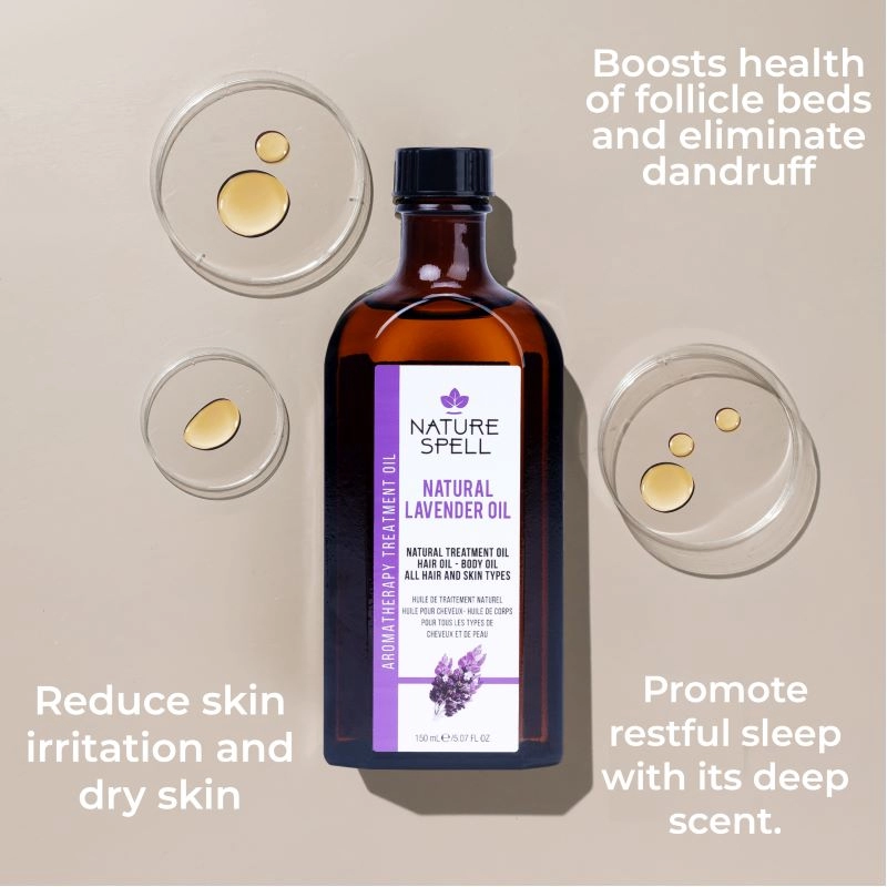 Ulei de Lavanda pentru Par & Piele Nature Spell Lavender Oil for Hair and Skin