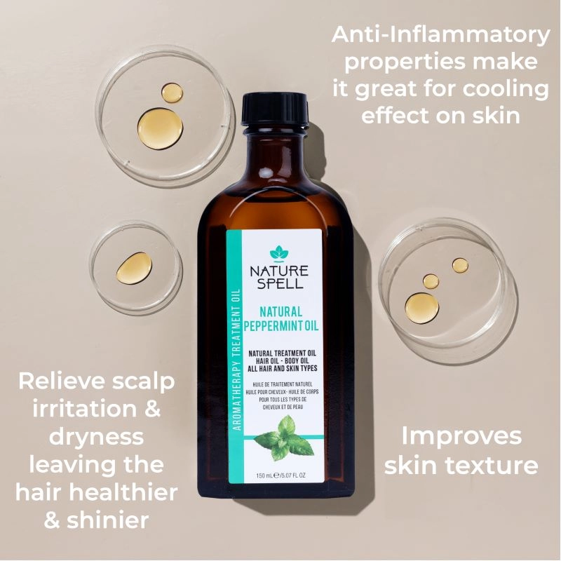 Ulei de Menta pentru Par & Piele Nature Spell Peppermint Oil for Hair and Skin