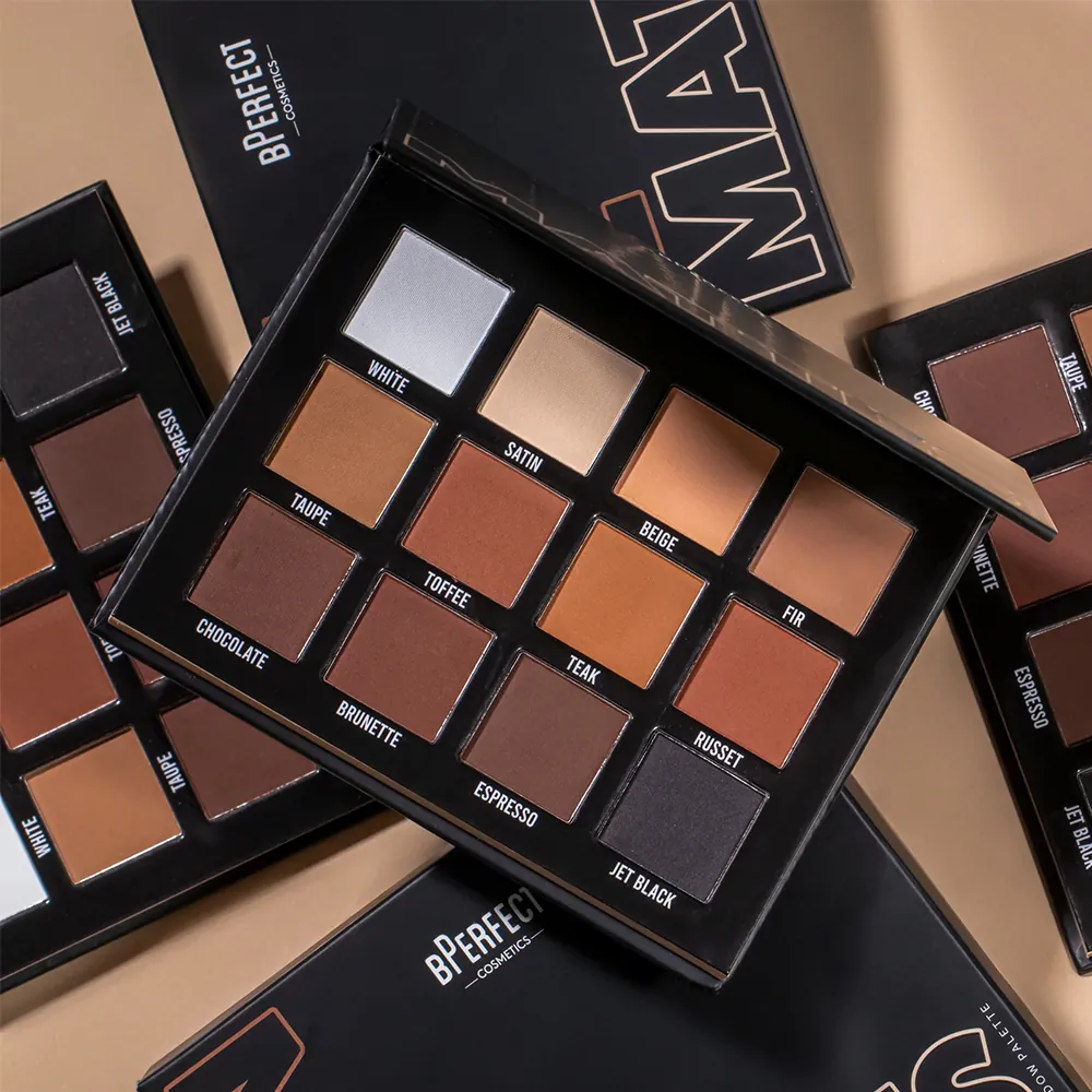 Paleta de Farduri BPerfect Ultimattes Mini Shadow Palette