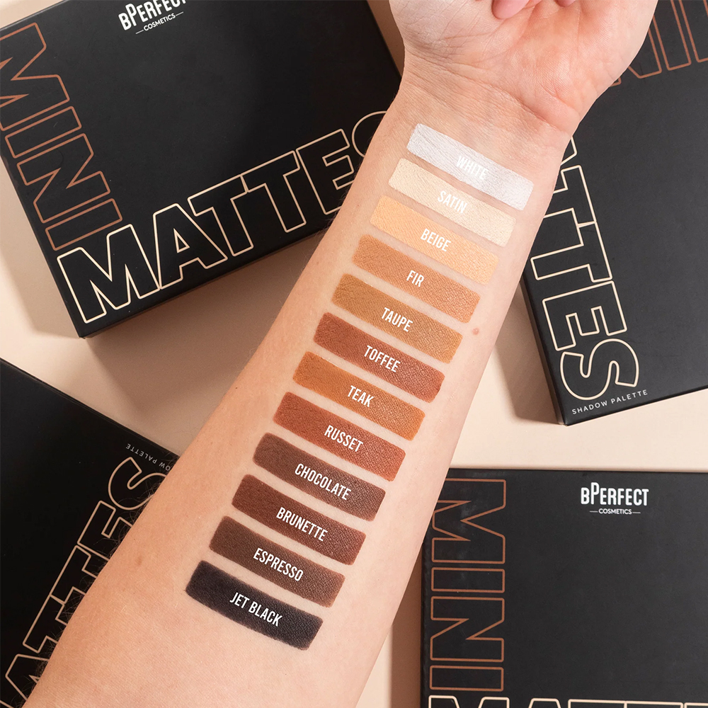 Paleta de Farduri BPerfect Ultimattes Mini Shadow Palette
