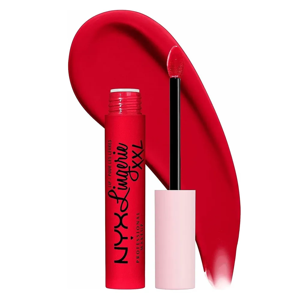 Ruj lichid mat NYX Professional Makeup Lip Lingerie XXL Untamable