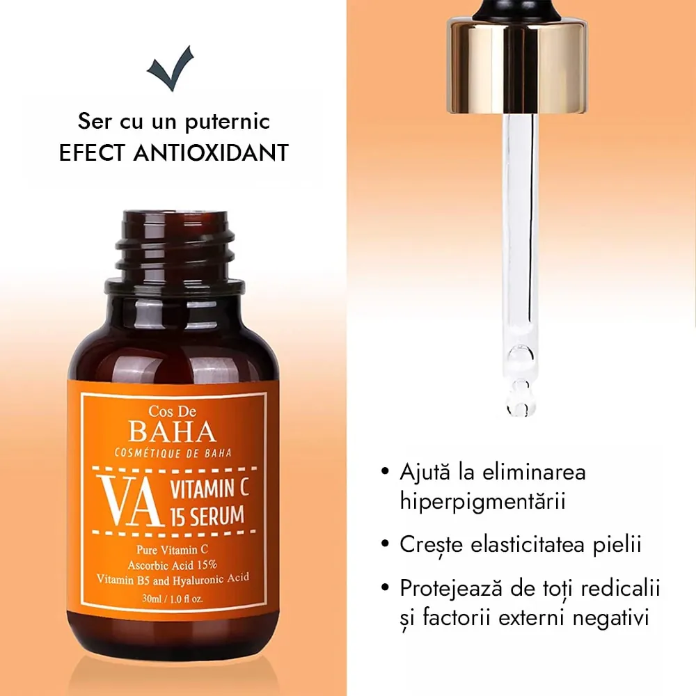Ser cu Vitamina C 15% - Cos DE BAHA Vitamin C Serum 