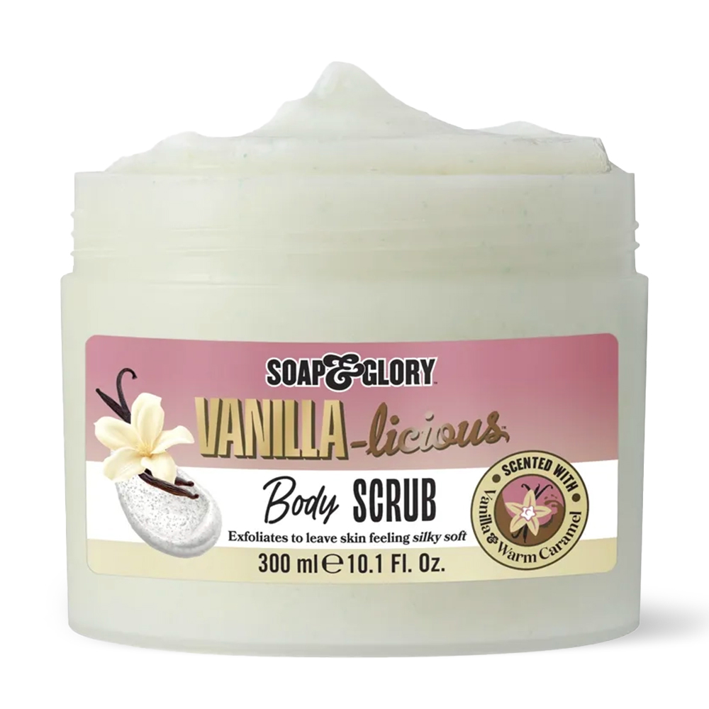 Exfoliant de corp Soap & Glory cu vanilie
