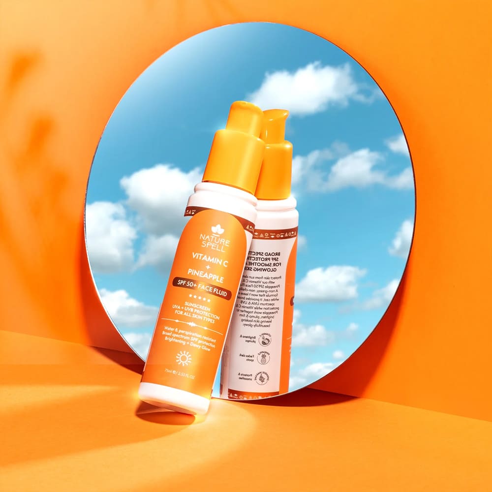 Crema cu Protectie Solara Nature Spell Vitamin C+ Pineapple SPF Face Fluid