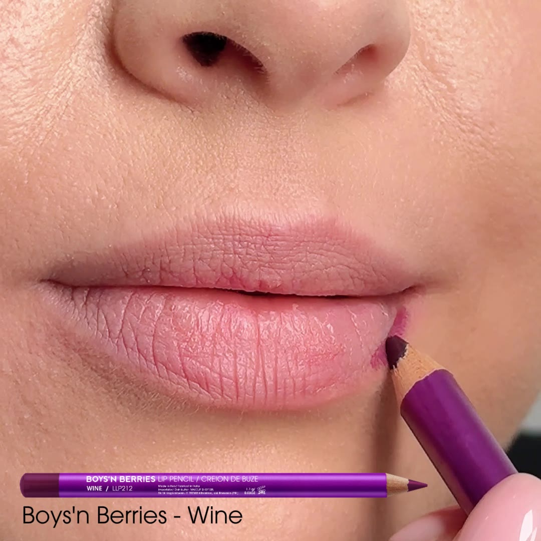 Video Creion Buze Boys`n Berries Pro Lip Liner Pencil Wine
