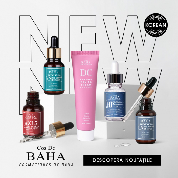 Banner Noutăți de la Vos de Baha - Skinncare Coreean Premium