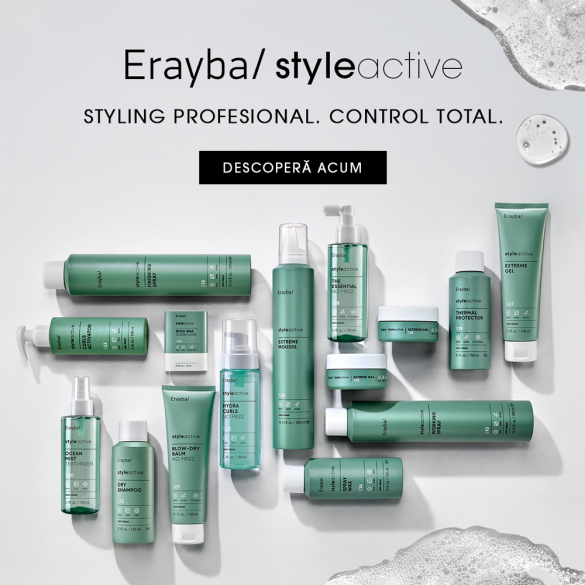 Banner Erayba. Styling profesional. Control total.